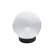 Садово-парковий світильник Опал (d-200) призматичний молочний