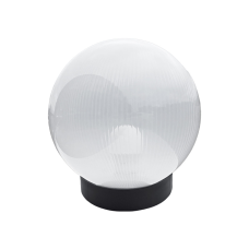 Садово-парковий світильник Опал (d-250) призматичний молочний