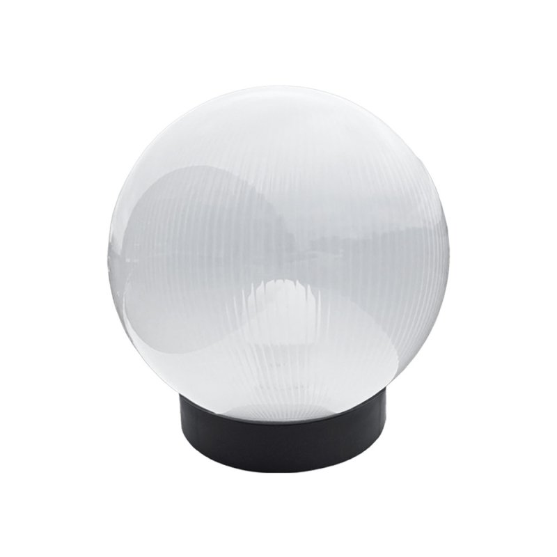 Садово-парковий світильник Опал (d-250) призматичний молочний