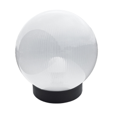 Садово-парковий світильник Опал (d-350) призматичний молочний