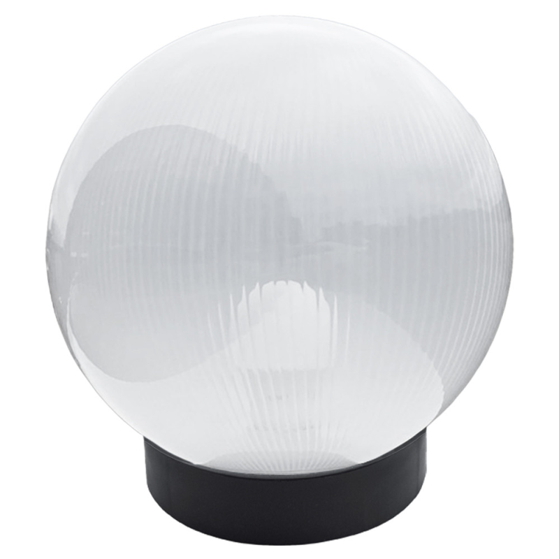 Садово-парковий світильник Опал (d-400) призматичний молочний