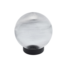 Садово-парковий світильник Опал (d-200) призматичний прозорий