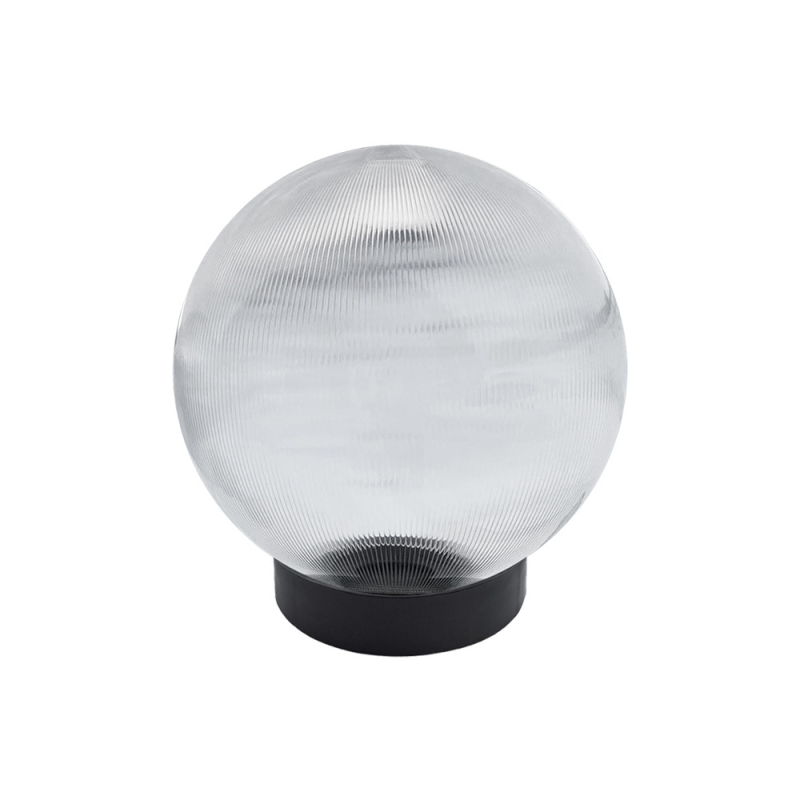 Садово-парковий світильник Опал (d-200) призматичний прозорий