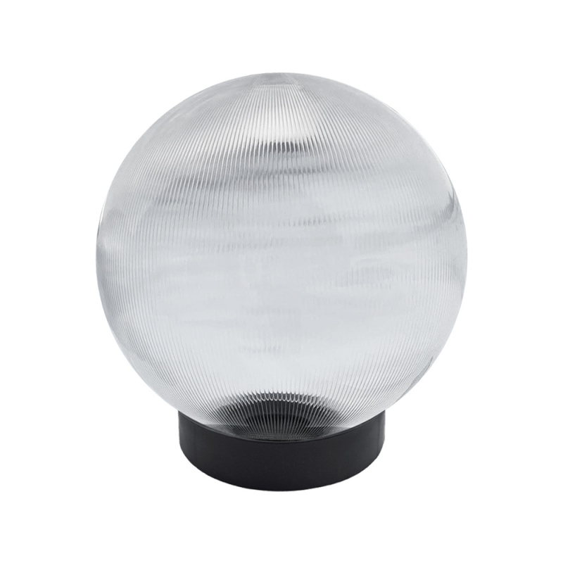 Садово-парковий світильник Опал (d-250) призматичний прозорий