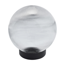 Садово-парковий світильник Опал (d-350) призматичний прозорий