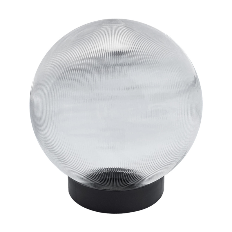 Садово-парковий світильник Опал (d-350) призматичний прозорий