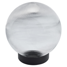 Садово-парковий світильник Опал (d-400) призматичний прозорий