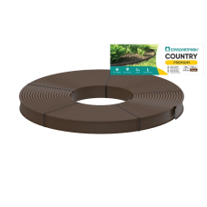 Бордюр коричневий садовий пластиковий Country Premium – 80 метрів