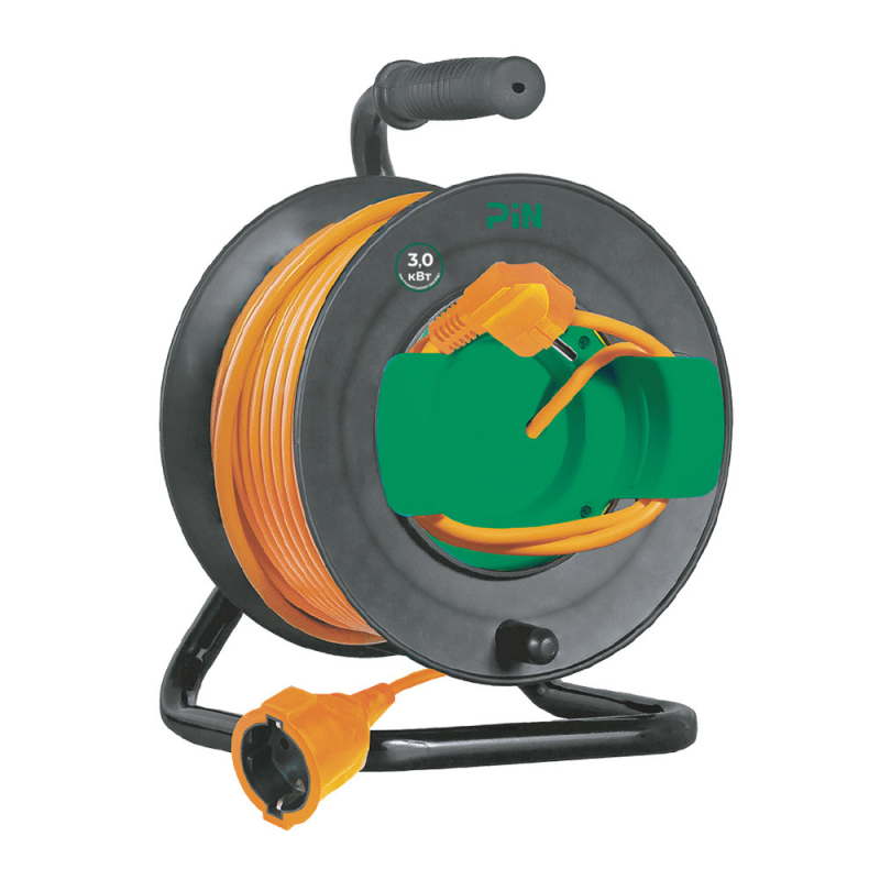 Подовжувач з виносною розеткою 30м 2х1 без заземлення