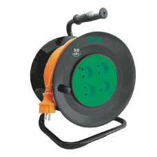 Подовжувач на котушці 4р 40м 2х1,5 без заземлення